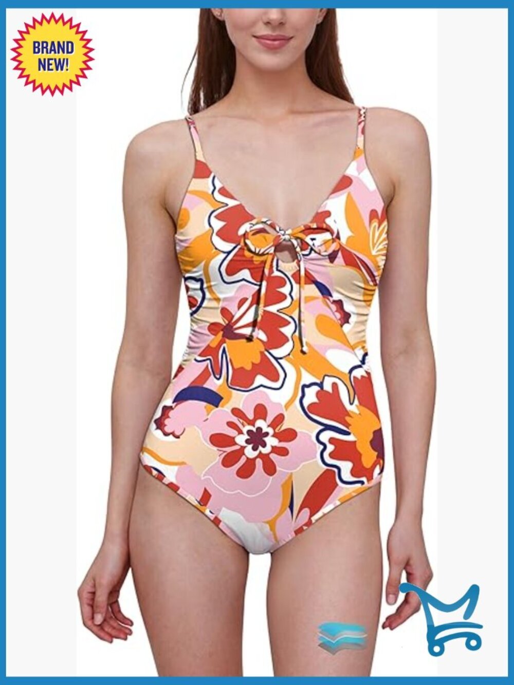 Leakproof Period Swimwear One Piece Plunge V Neck Tummy Control Bathing Suit